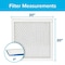 3M Filtrete 20 in. W X 20 in. H X 1 in. D Polypropylene 13 MERV Pleated Allergen Air Filter 1 pk EA02DC-6 - alternate 5